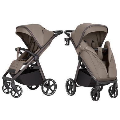 Прогулянкова коляска CARRELLO Bravo SL Deluxe CRL-5520 Desert Beige &mdash; купити в Bubbleshop