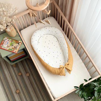 Кокон "Nordic" Горошки гірчиця &mdash; купити в Bubbleshop