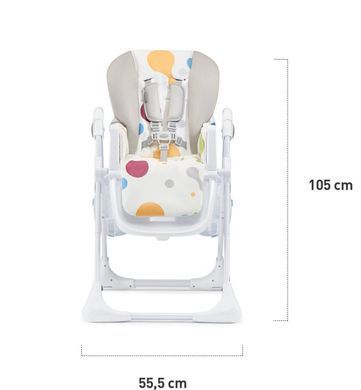 Стільчик для годування Kinderkraft Yummy Grey (KKKYUMMGRY0000) &mdash; купити в Bubbleshop