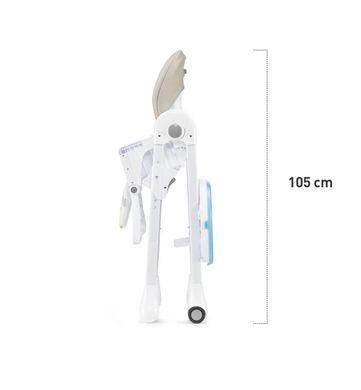 Стільчик для годування Kinderkraft Yummy Grey (KKKYUMMGRY0000) &mdash; купити в Bubbleshop
