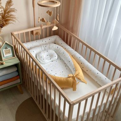 Кокон "Nordic" Горошки гірчиця &mdash; купити в Bubbleshop