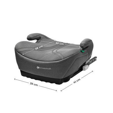 Автокрісло-бустер Kinderkraft i-Boost 2 Pro Gray (KCIBOO02GRYPR00) &mdash; купити в Bubbleshop