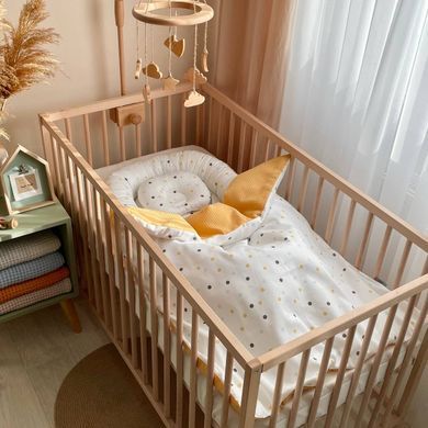 Кокон "Nordic" Горошки гірчиця &mdash; купити в Bubbleshop