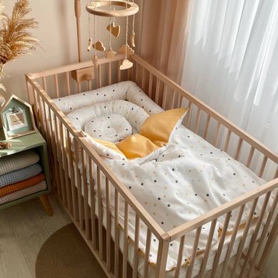 Кокон "Nordic" Горошки гірчиця &mdash; купити в Bubbleshop