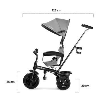 Трехколесный велосипед Babytiger Fly Gray (BTRFLYGRY00000) &mdash; купити в Bubbleshop