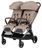 Прогулянкова коляска двомісна CARRELLO Link CRL-6533 Island Beige &mdash; купити в Bubbleshop