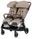 Прогулянкова коляска двомісна CARRELLO Link CRL-6533 Island Beige
