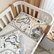 Змінна постіль Baby Mix Залізна дорога жовтий
