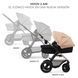Універсальна коляска 3 в 1 Kinderkraft Moov 2 Air Sand Beige (KSMOOV02BEG0000)