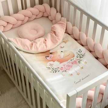 Комплект постільної білизни для новонародженого Колекція №8 Sweet Dream Лисичка &mdash; купити в Bubbleshop