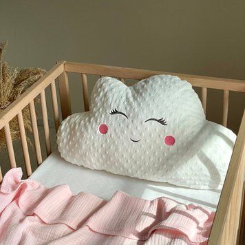 Подушка декоративна Хмаринка WellSoft молочна &mdash; купити в Bubbleshop