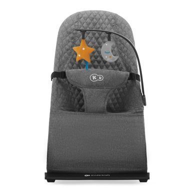 Шезлонг-гойдалка Kinderkraft Mimi Grey (KBMIMI00GRY0000) &mdash; купити в Bubbleshop