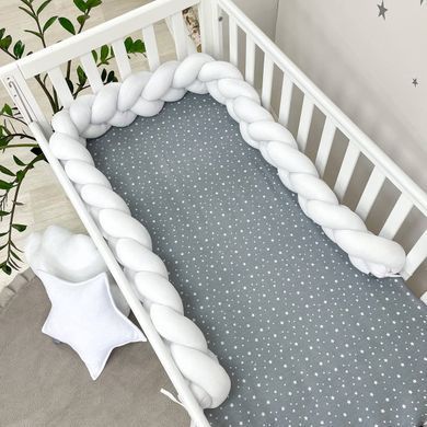 Бортик-коса білий &mdash; купити в Bubbleshop