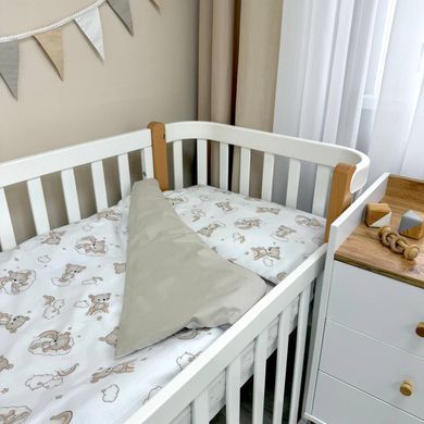 Змінна постіль Baby Mix Ведмедик на веселці &mdash; купити в Bubbleshop