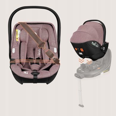База з автокріслом Lionelo MOXIE I-SIZE SET PINK MAUVE &mdash; купити в Bubbleshop