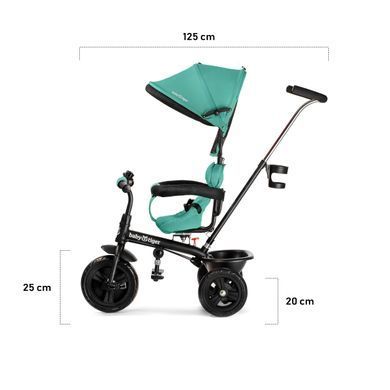 Трехколесный велосипед Babytiger Fly Green (BTRFLYGREB0000) &mdash; купити в Bubbleshop