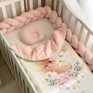 Комплект постільної білизни для новонародженого Колекція №8 Sweet Dream Лисичка &mdash; купити в Bubbleshop