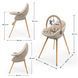 Стільчик для годування 2 в 1 Kinderkraft Fini Up Beige (KHFINIUPBEG0000)