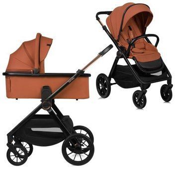 Універсальна коляска 2 в 1 Lionelo LAYLA 2IN1 BROWN RUST &mdash; купити в Bubbleshop