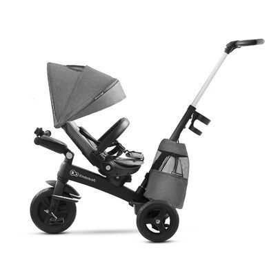 Трехколесный велосипед Kinderkraft Easytwist Platinum Grey (KKRETWIGRY0000) &mdash; купити в Bubbleshop