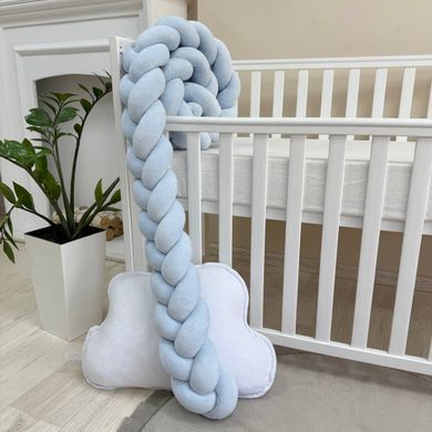 Бортик-коса блакитна &mdash; купити в Bubbleshop