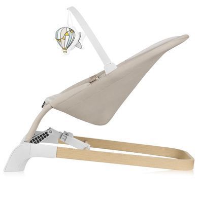 Дитячий шезлонг Lionelo LILAC BEIGE SAND &mdash; купити в Bubbleshop